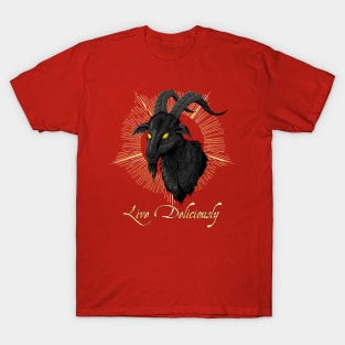 Black Phillip - Live Deliciously (The Witch) T-Shirt